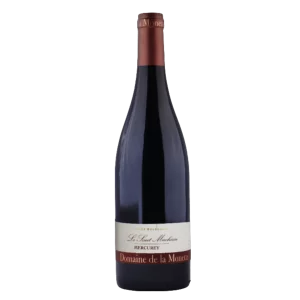 Bouteille de Mercurey, Domaine de la Monette, Le Saut Muchiau, vin rouge