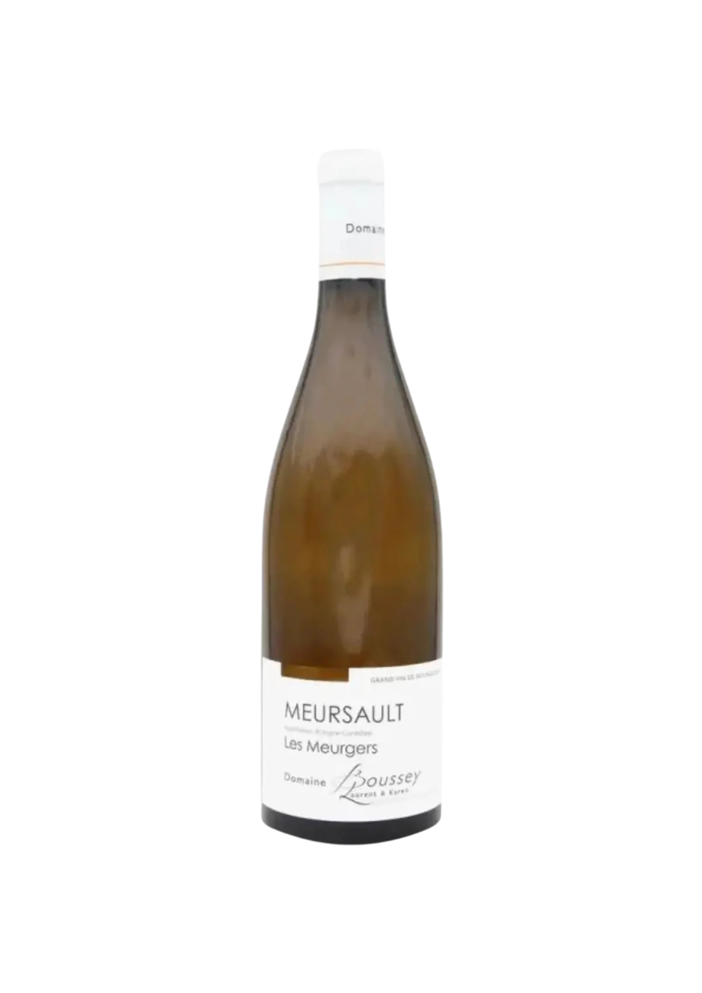 Bottle of Meursault, Domaine Boussey, Les Meurgers, white wine