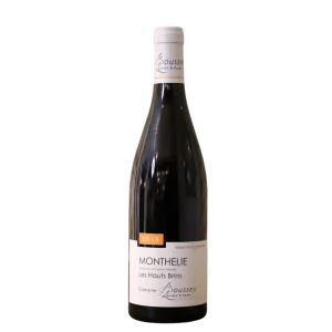 Bouteille de Monthélie, Domaine Boussey, Hauts Brins, vin rouge