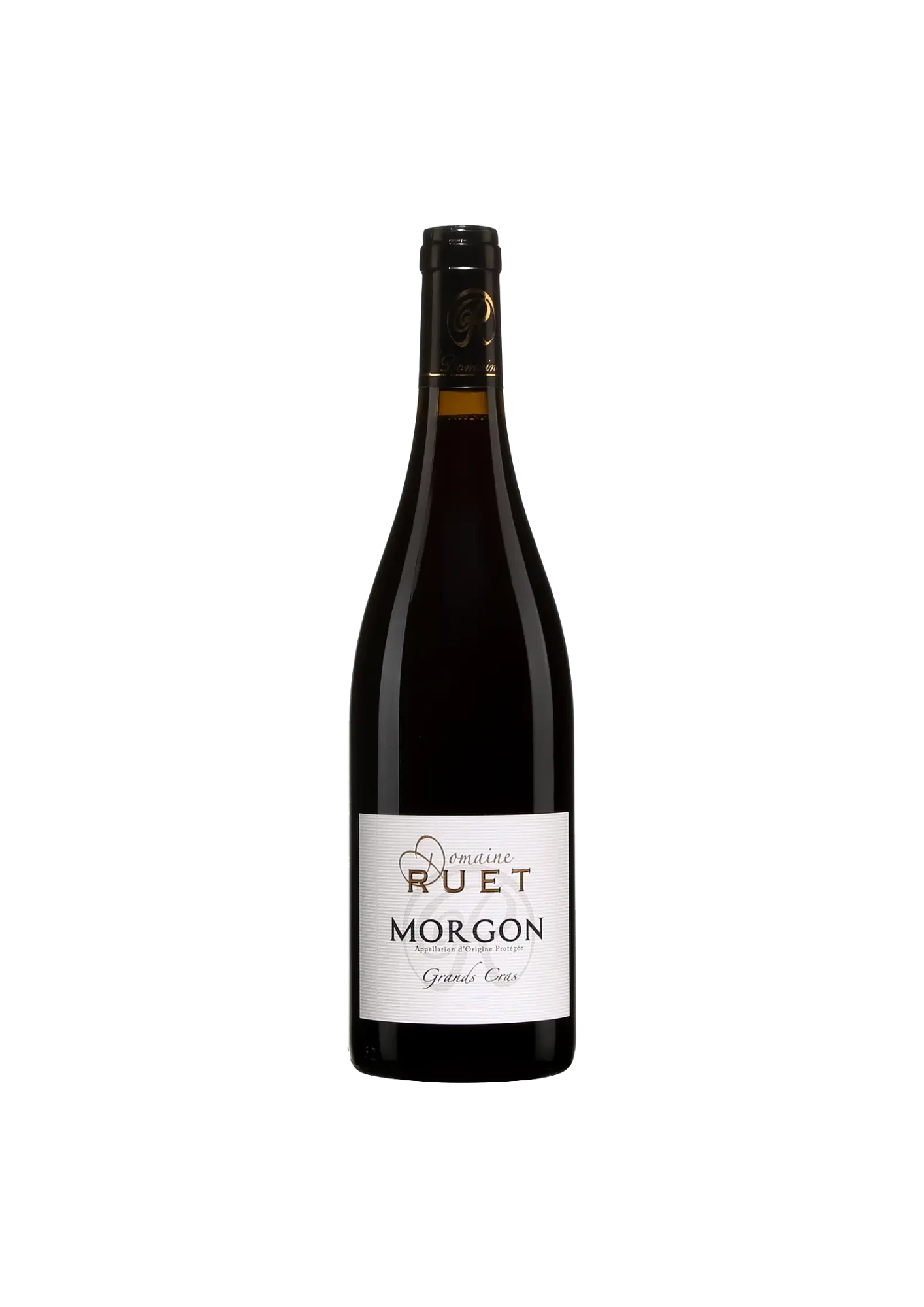 Bouteille de Morgon, Domaine Ruet, Grand Cras, vin rouge