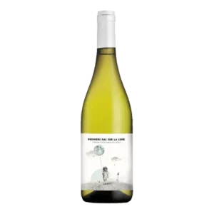 Bouteille de Pays d’Oc IGP, Domaine Sainte Marie des Crozes, Premiers Pas sur la Lune, vin blanc