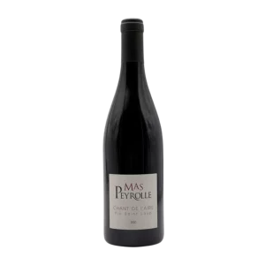 Bouteille de Pic Saint Loup, Mas Peyrolle, Chant de l’Aire, vin rouge