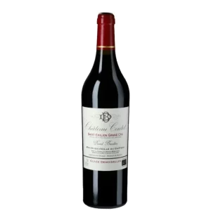 Bouteille de Saint Émilion Grand Cru, Château Coutet, Demoiselles, vin rouge