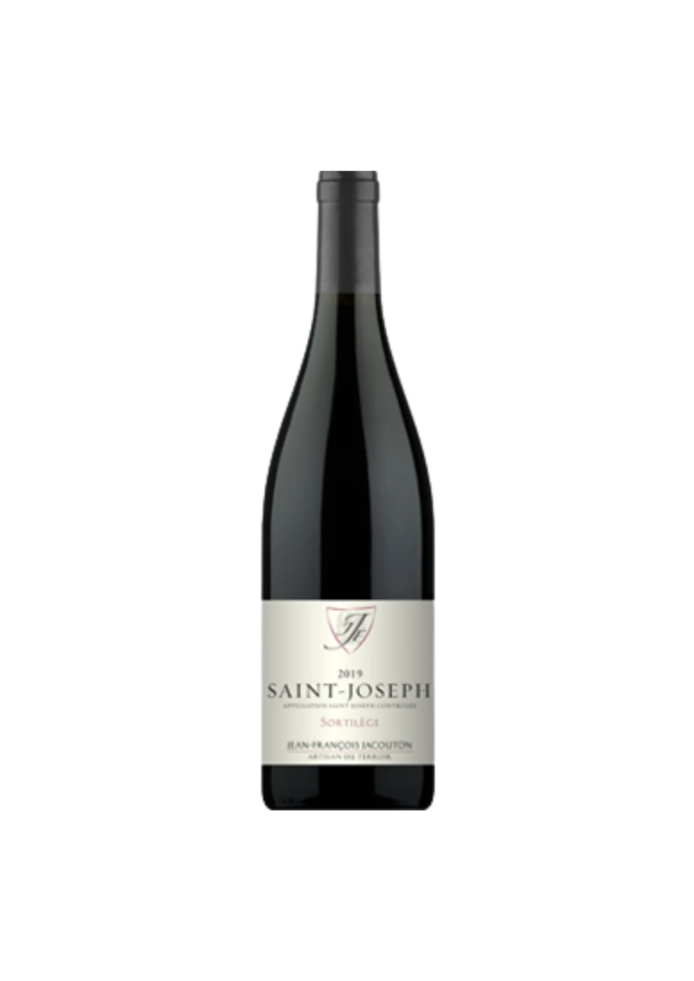 Bouteille de Saint Joseph, Jean-François Jacouton, Sortilège, vin rouge