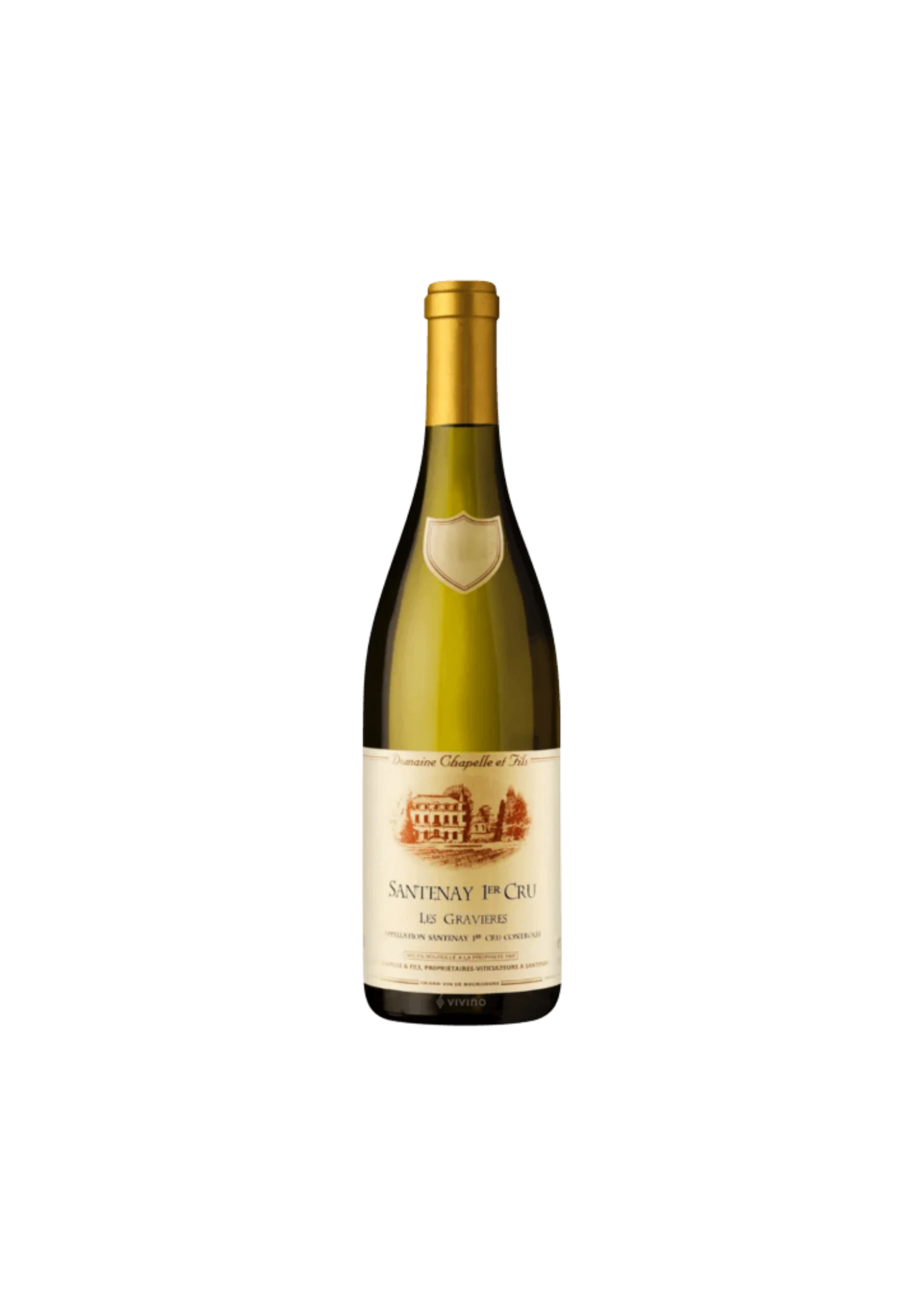 Bottle of Santenay 1er Cru, Domaine Chapelle, Les Gravières, white wine