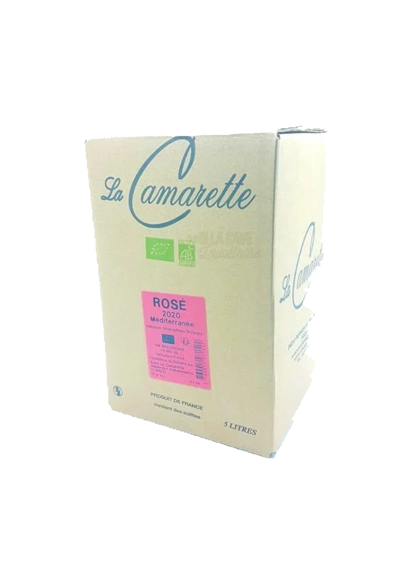Bag-in-box de Ventoux, Domaine de la Camarette, vino rosado