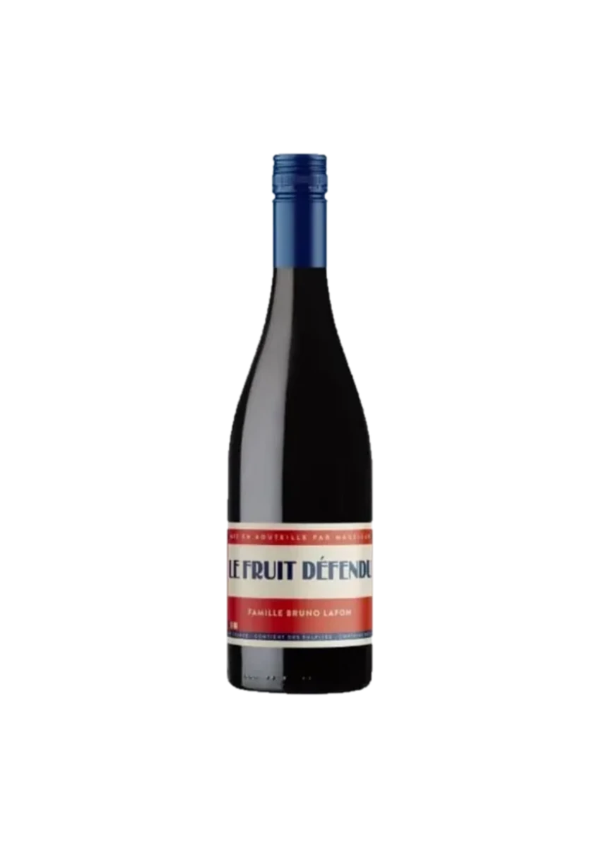 Botella de Vin de France, Bruno Lafon, Le Fruit Défendu Pinot Noir, vino tinto