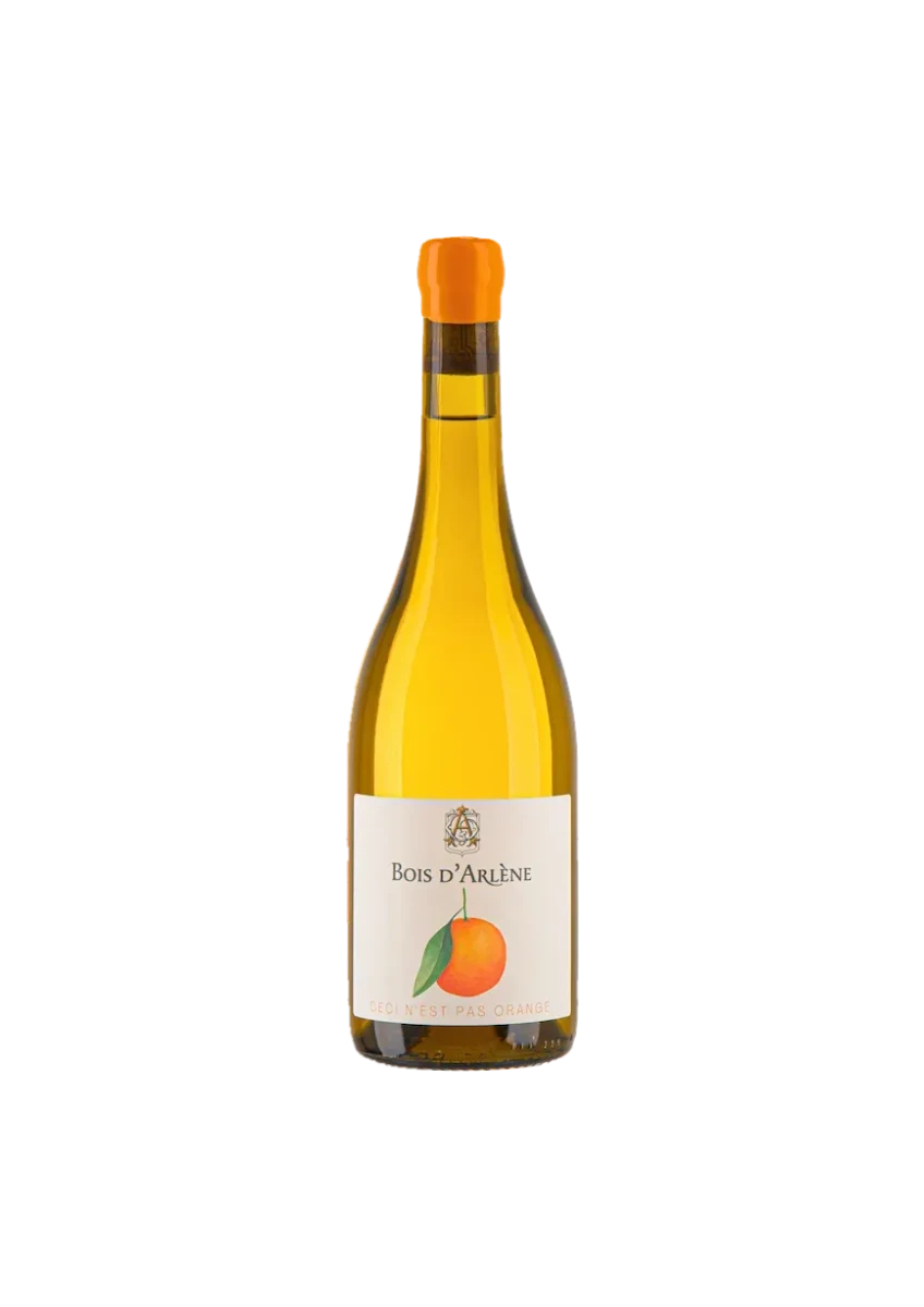 Bouteille de Vin de France, Château Bois d’Arlène, Ceci n’est pas orange, vin orange