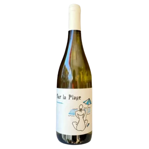 Bouteille de Vin de France, Domaine Rimbert, Sur la Plage, vin blanc