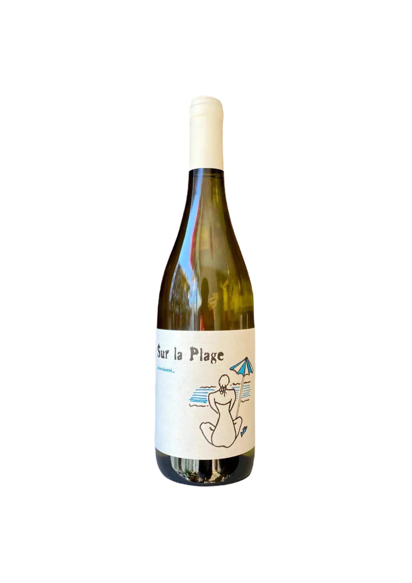Flasche Vin de France, Domaine Rimbert, Sur la Plage, Weißwein
