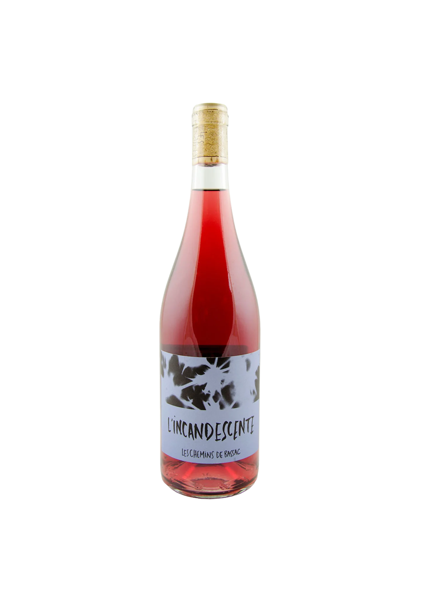 Flasche Vin de France, Les Chemins de Bassac, Incandescente, Roséwein