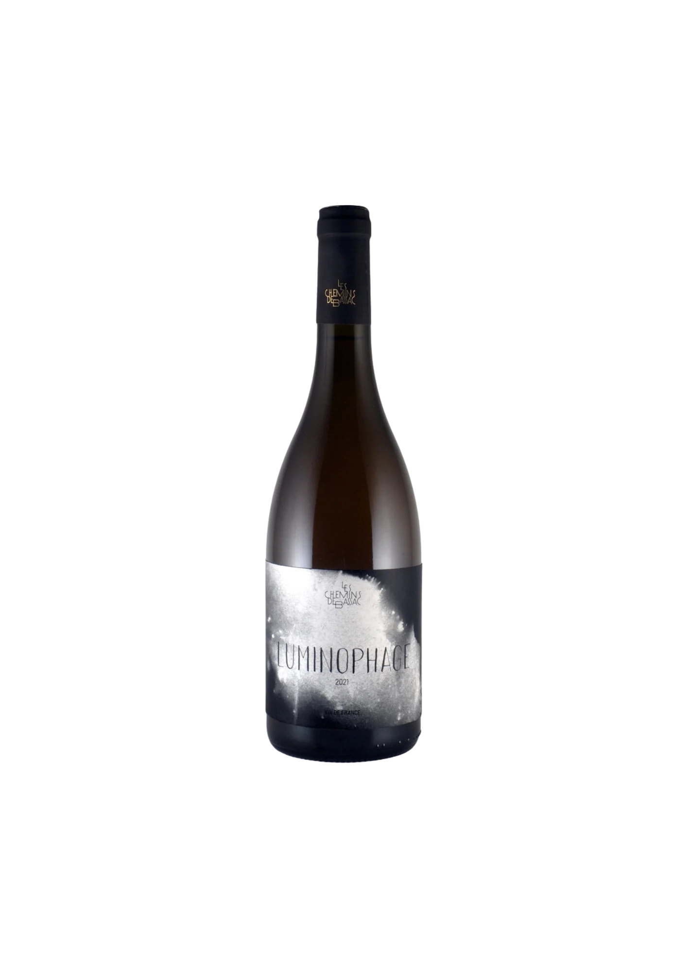 Bouteille de Vin de France, Les Chemins de Bassac, Luminophage, vin blanc
