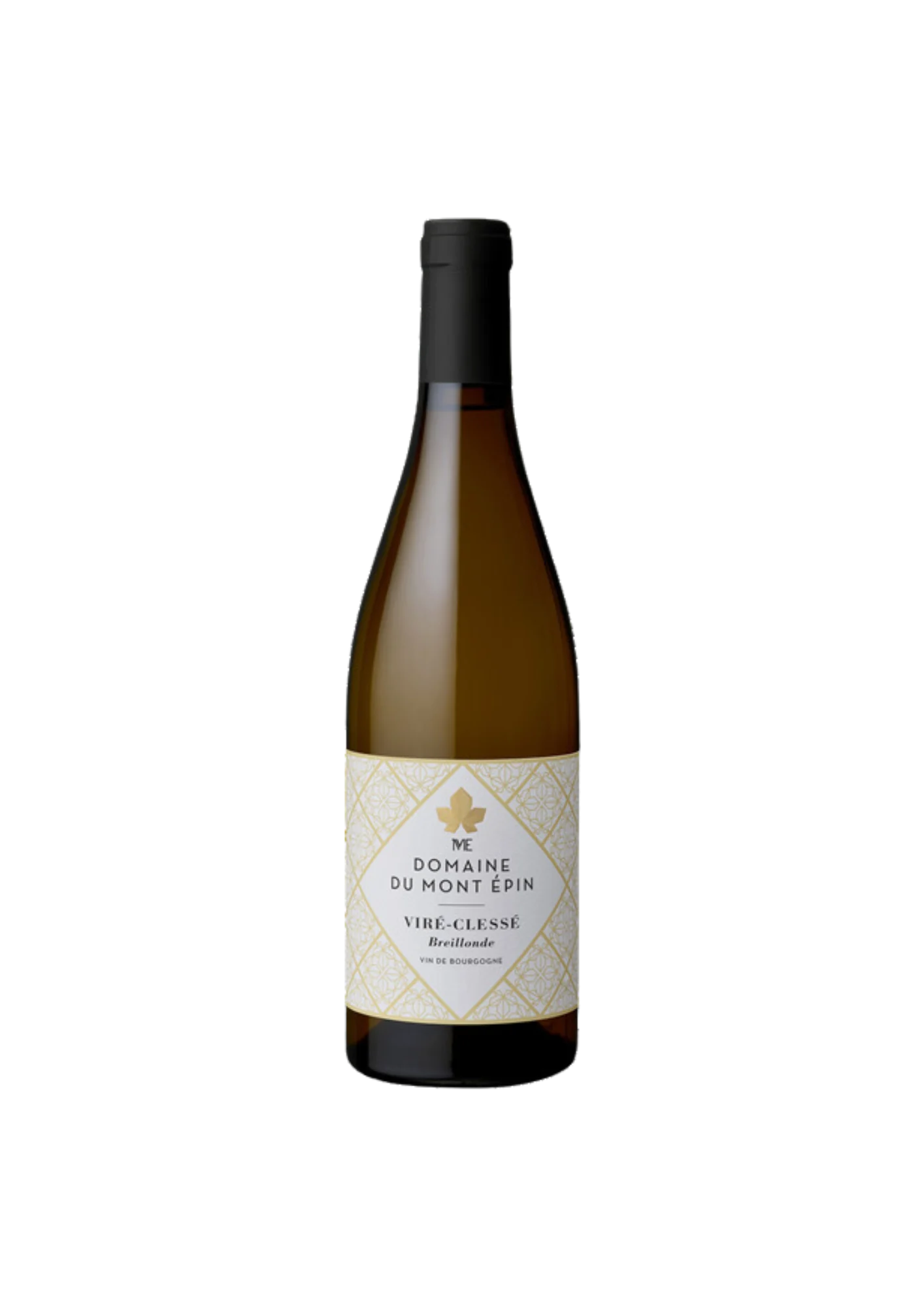 Botella de Viré Clessé, Domaine du Mont Epin, vino blanco