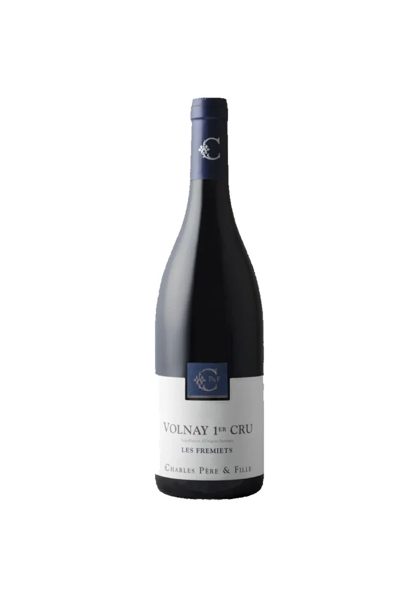 Flasche Volnay 1er Cru, Maison Charles Père & Filles, Les Fremiets, Rotwein